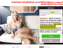 Tablet Screenshot of cheaters.net